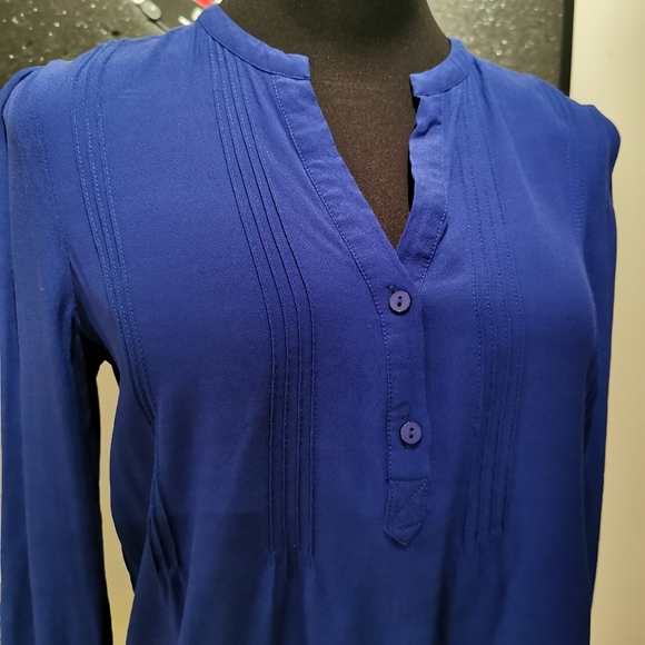 Ba&sh Popover Top Royal Blue - Picture 2 of 10